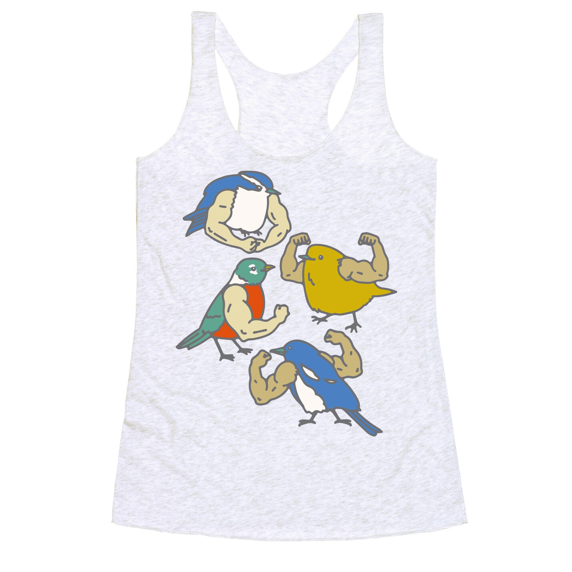 Buff Birds Racerback Tank