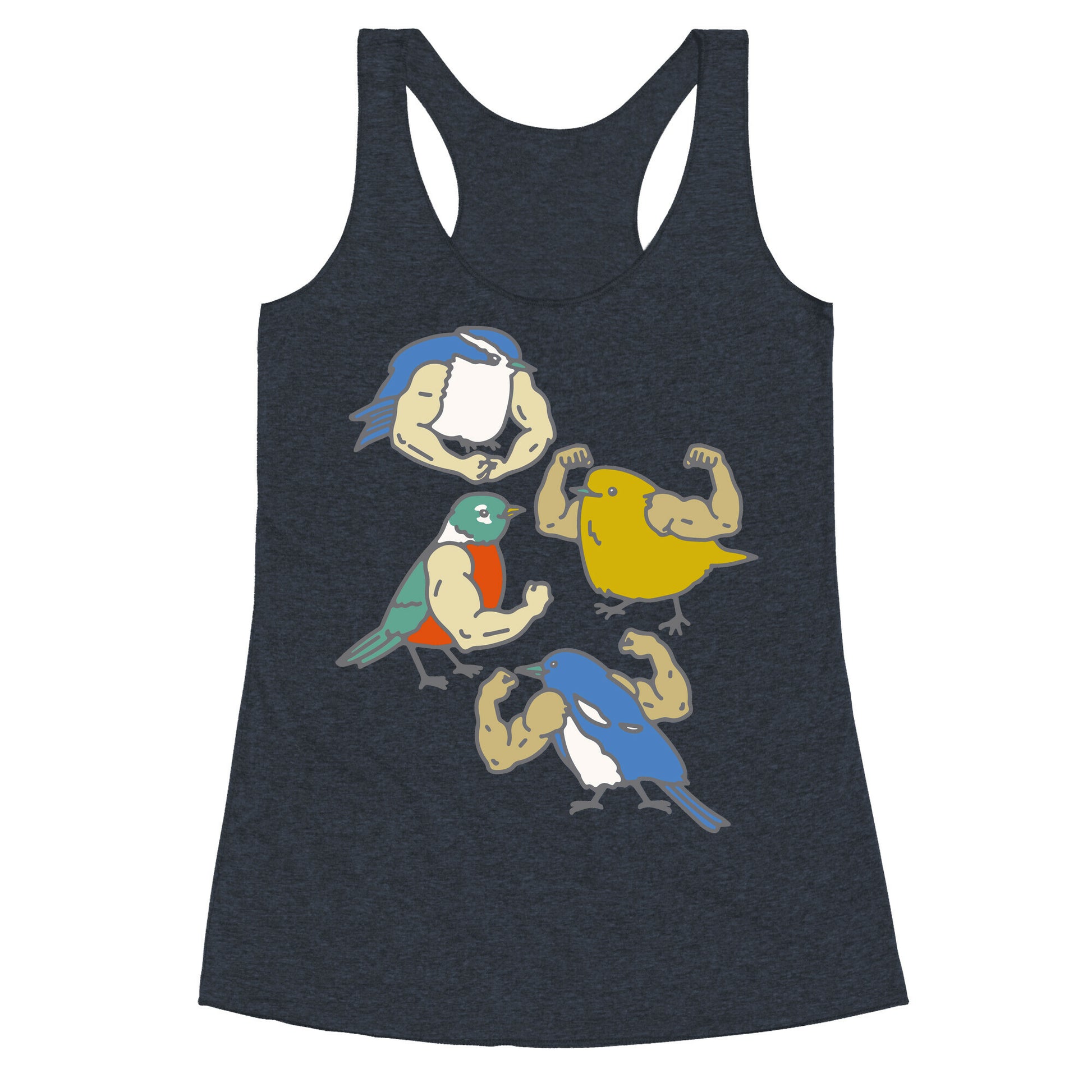 Buff Birds Racerback Tank
