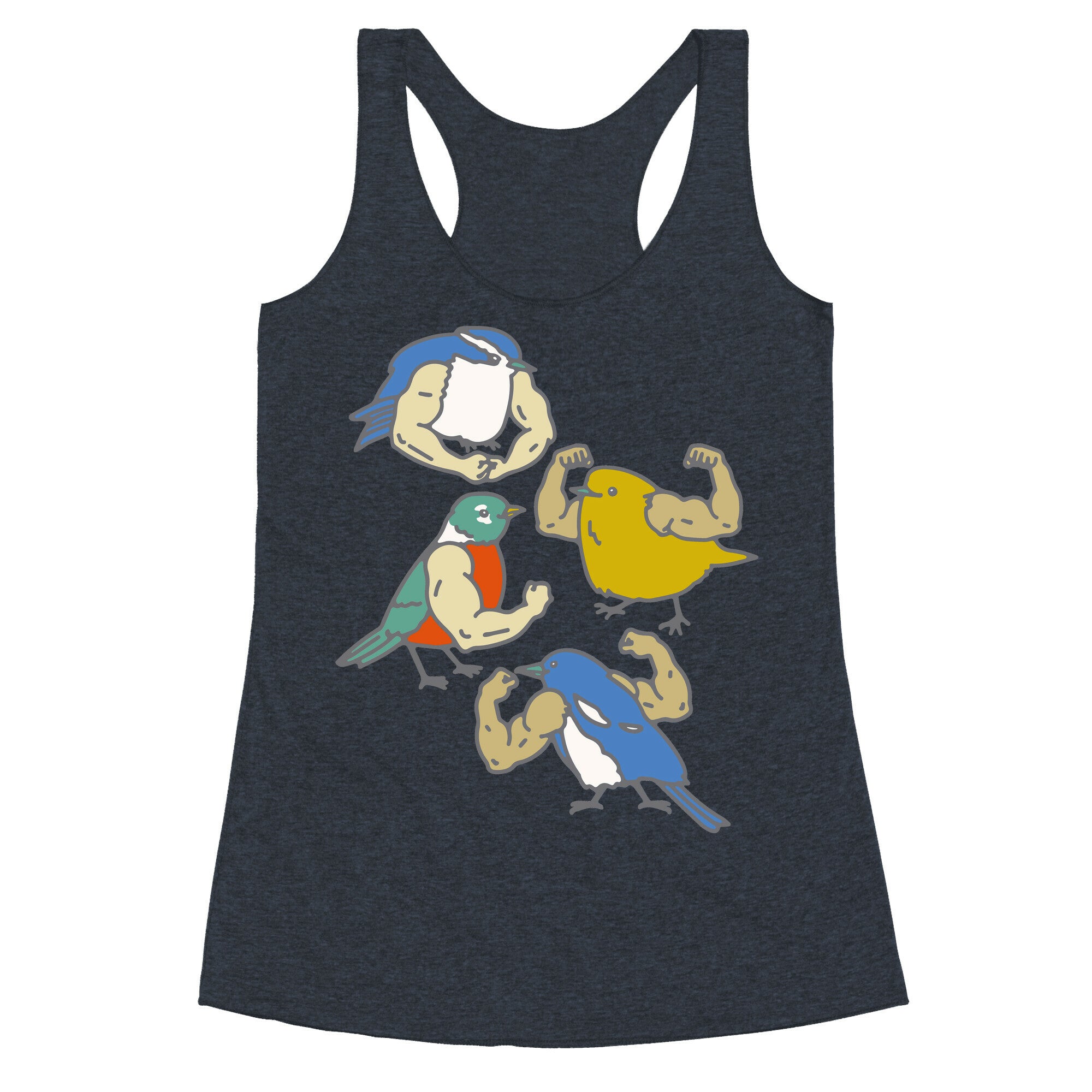 Buff Birds Racerback Tank