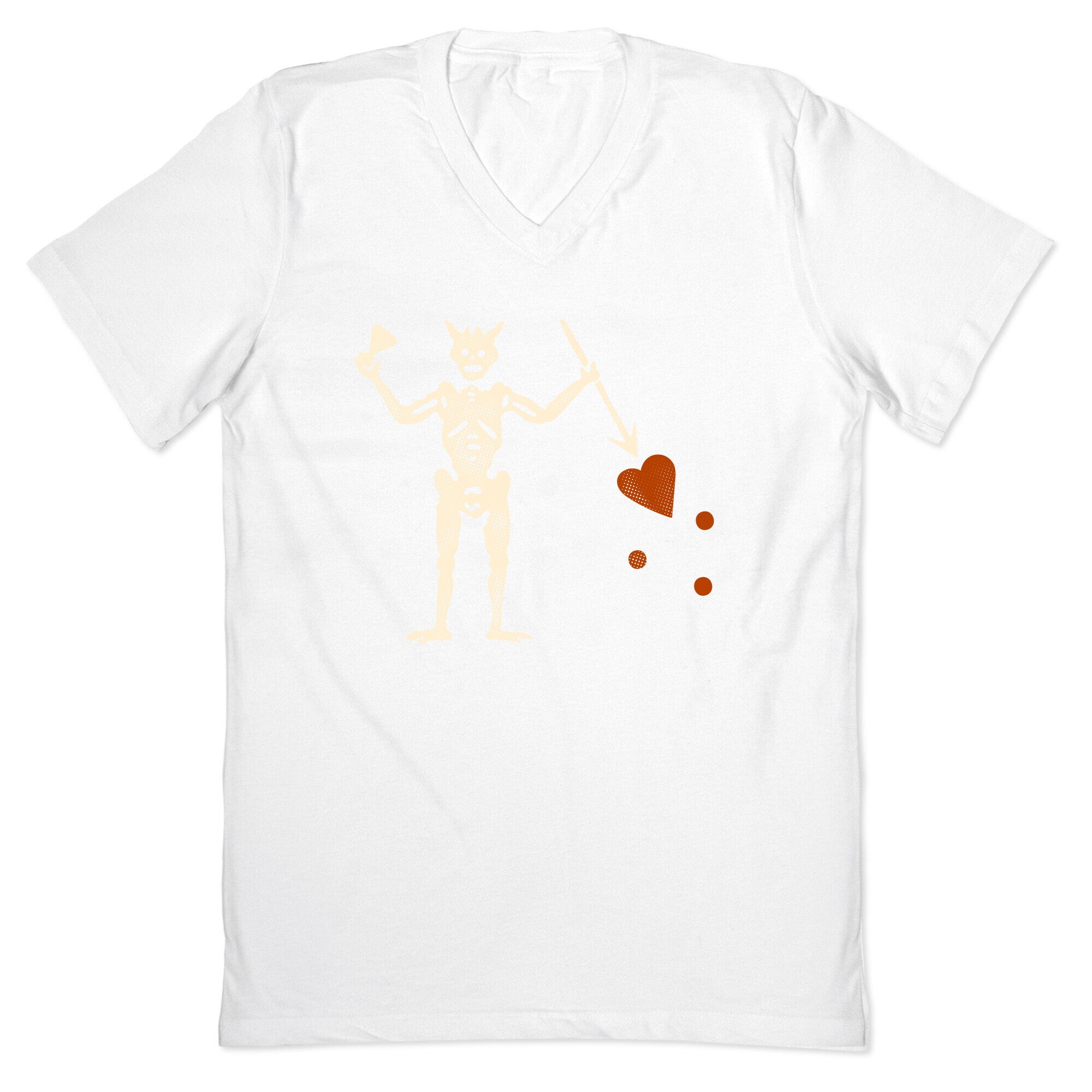 Blackbeard Flag  V-Neck