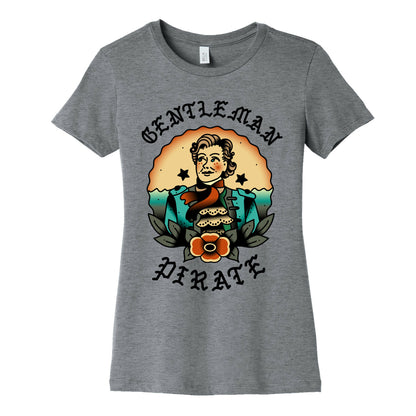 Gentleman Pirate Sailor Jerry Tattoo Women's Cotton Tee