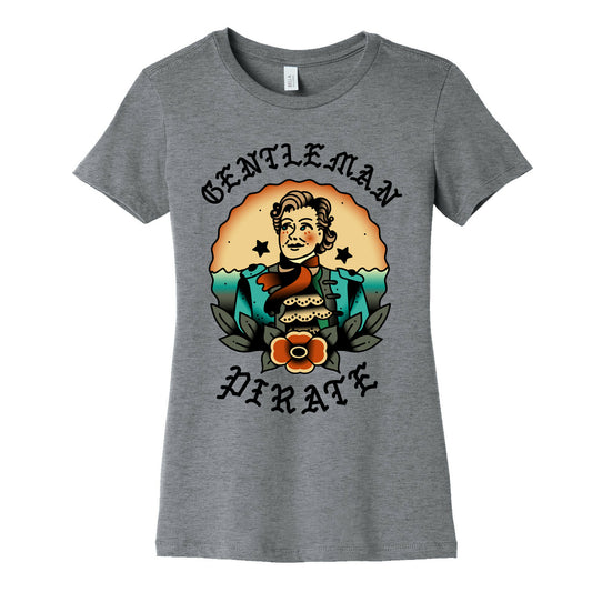 Gentleman Pirate Sailor Jerry Tattoo Women's Cotton Tee