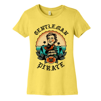 Gentleman Pirate Sailor Jerry Tattoo Women's Cotton Tee