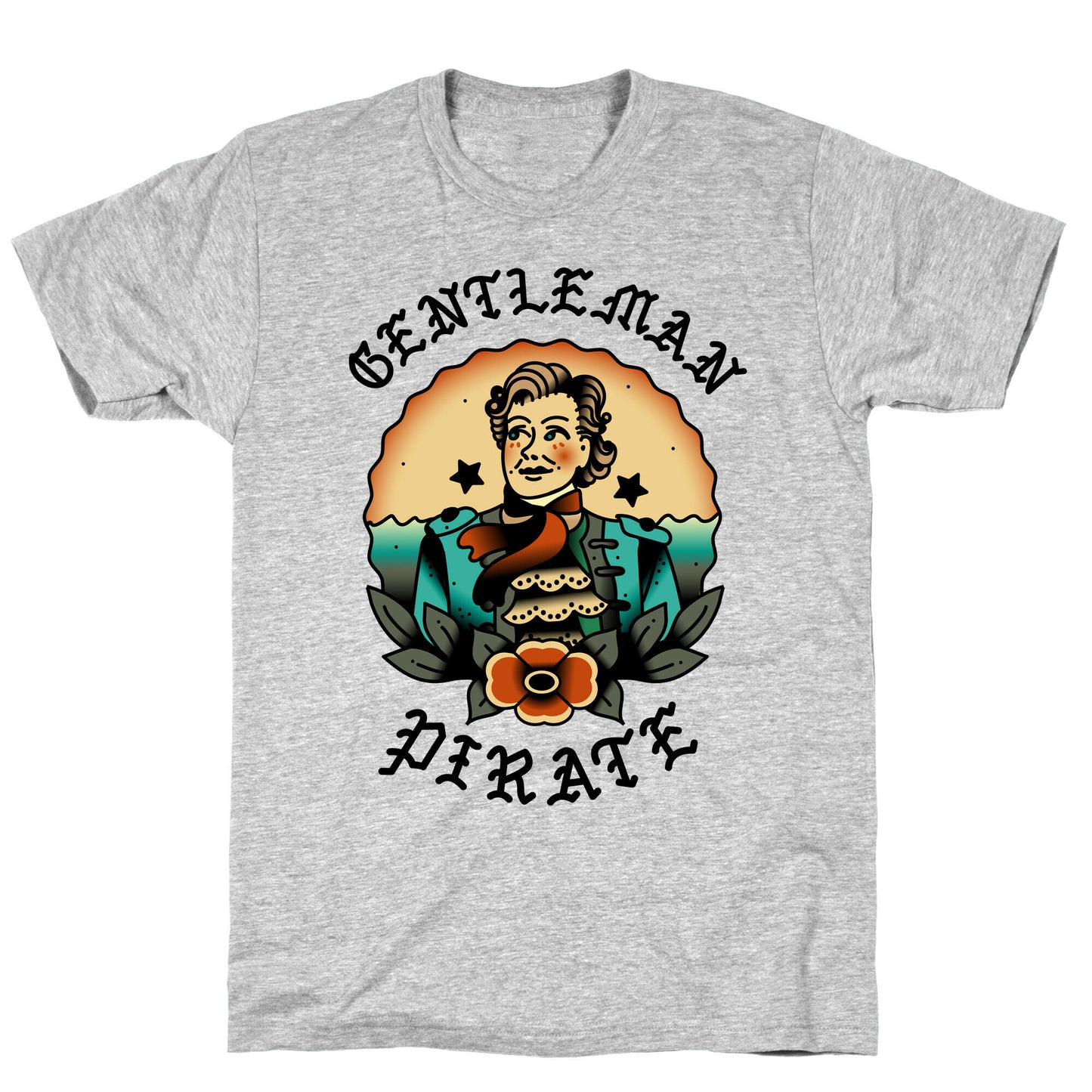 Gentleman Pirate Sailor Jerry Tattoo T-Shirt