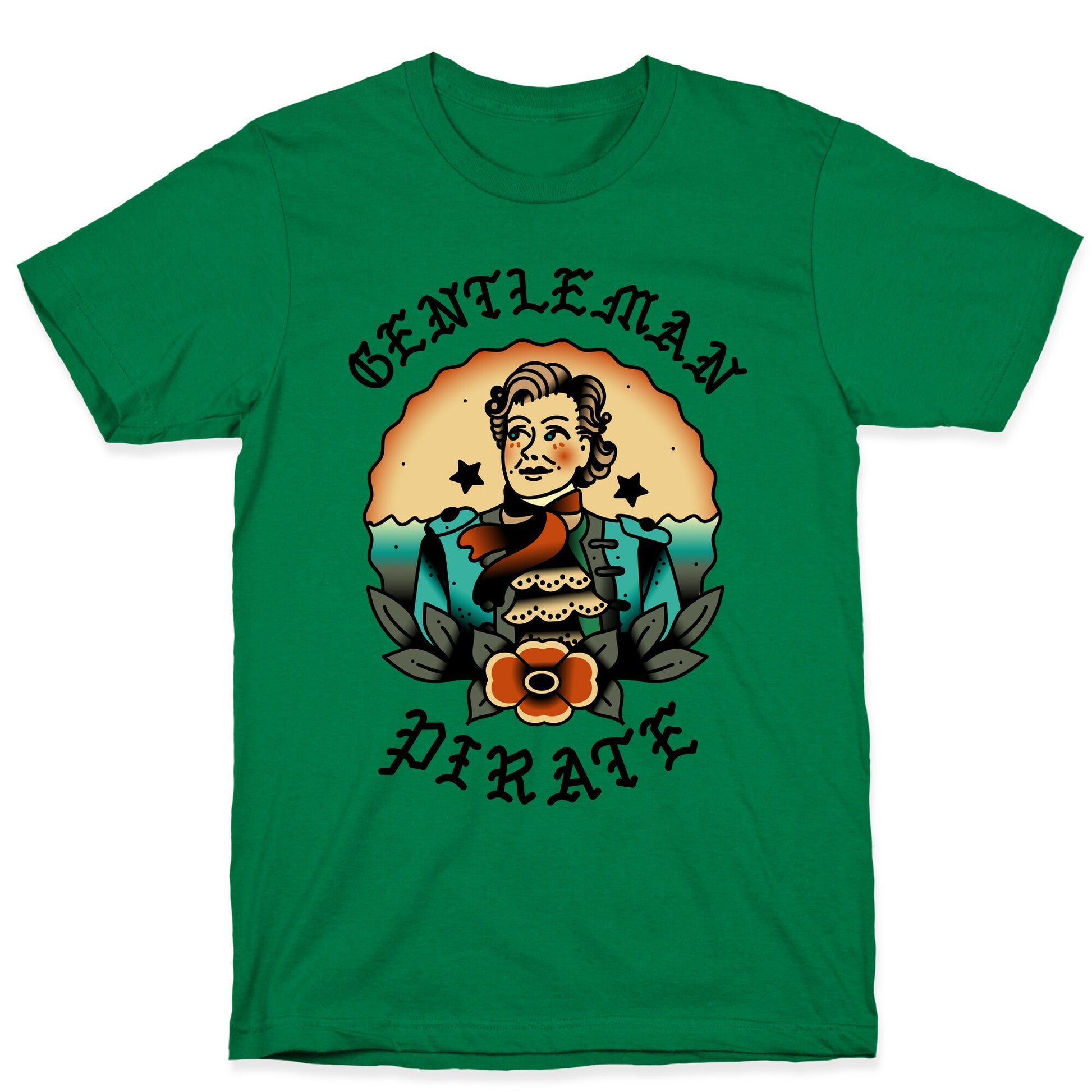 Gentleman Pirate Sailor Jerry Tattoo T-Shirt