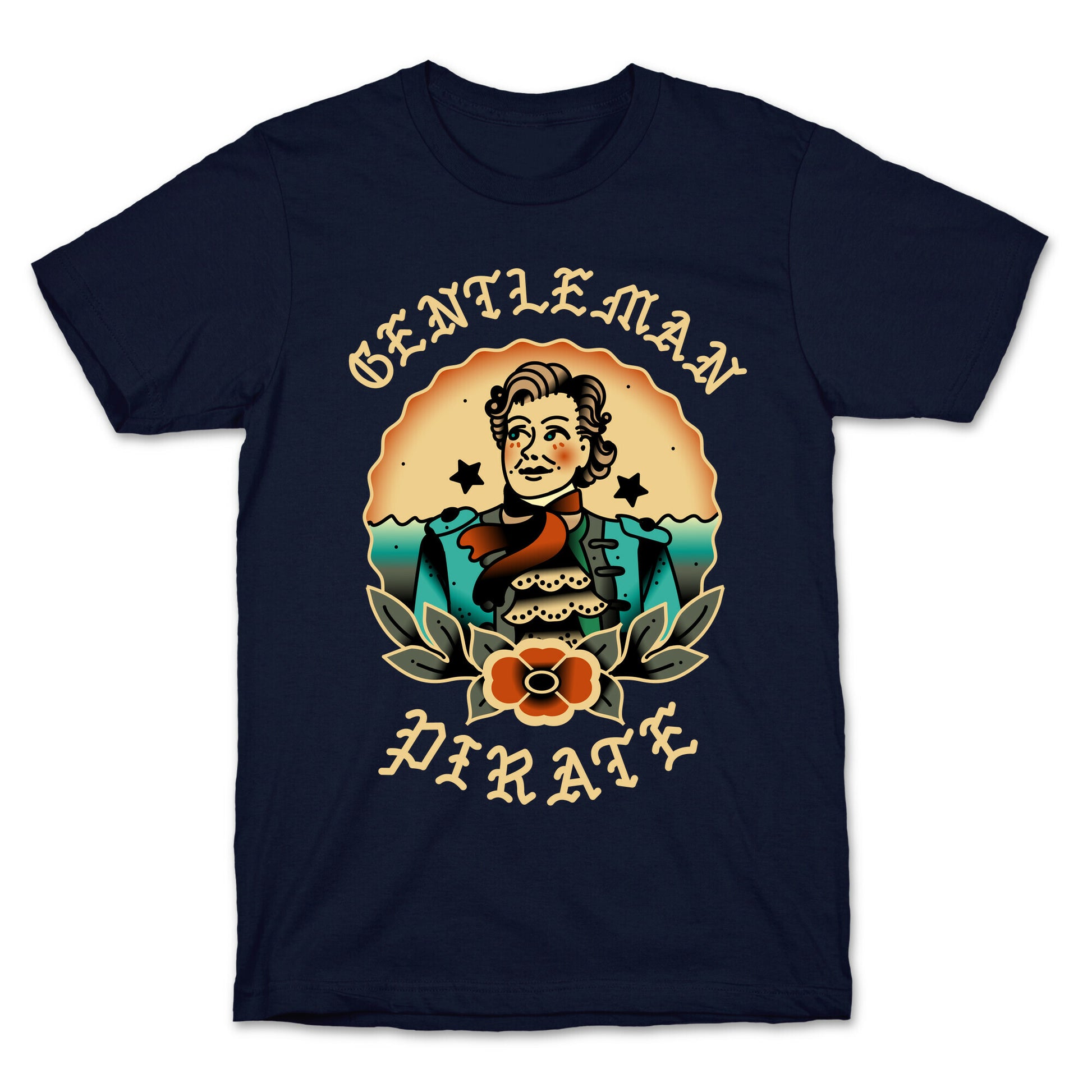 Gentleman Pirate Sailor Jerry Tattoo T-Shirt