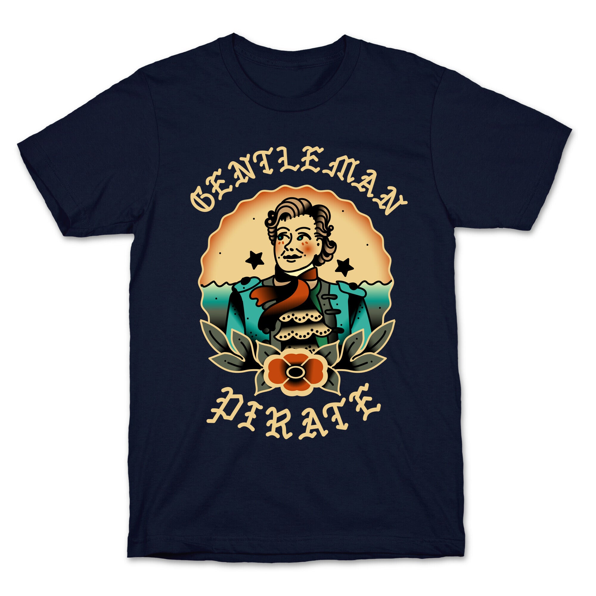 Gentleman Pirate Sailor Jerry Tattoo T-Shirt