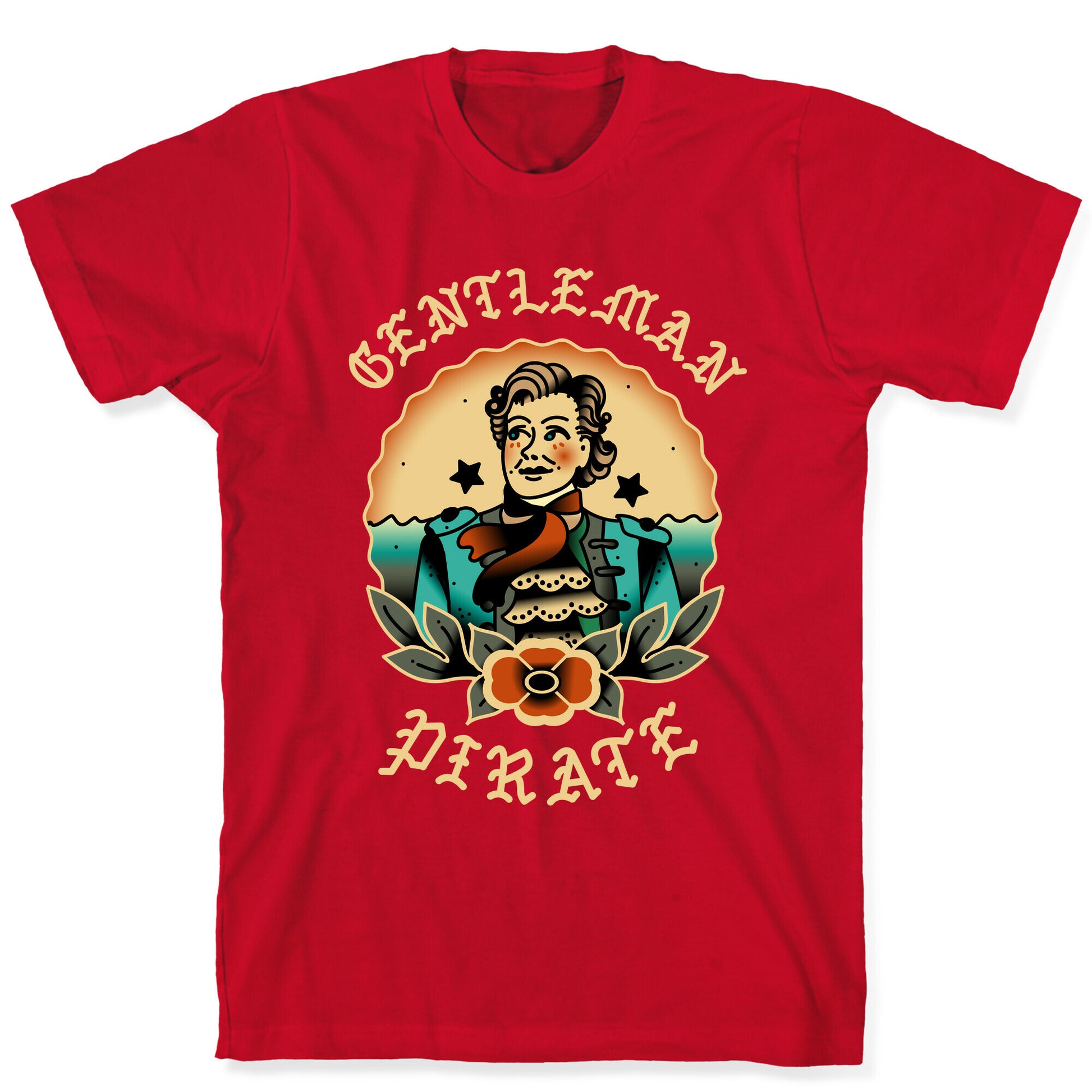 Gentleman Pirate Sailor Jerry Tattoo T-Shirt