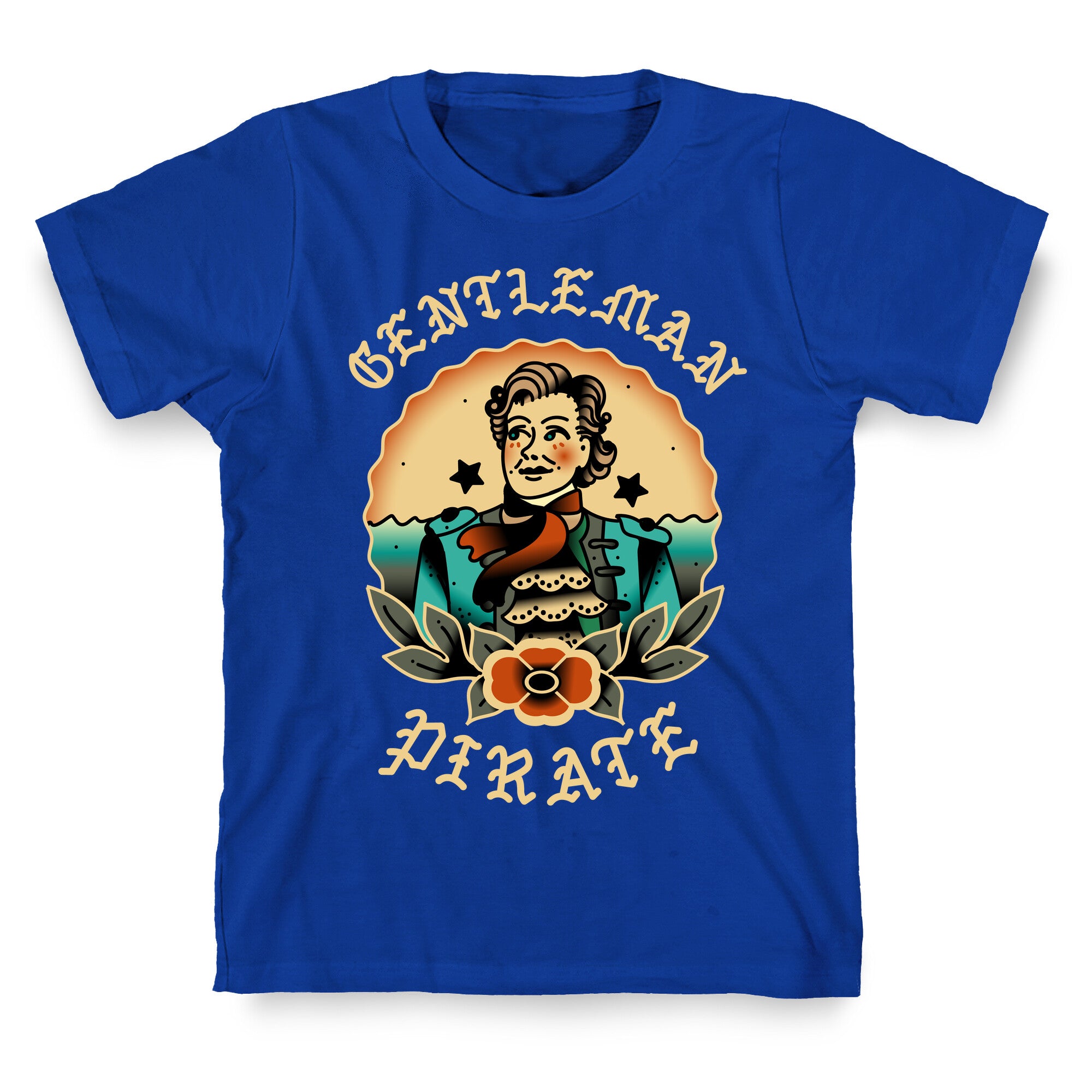 Gentleman Pirate Sailor Jerry Tattoo T-Shirt