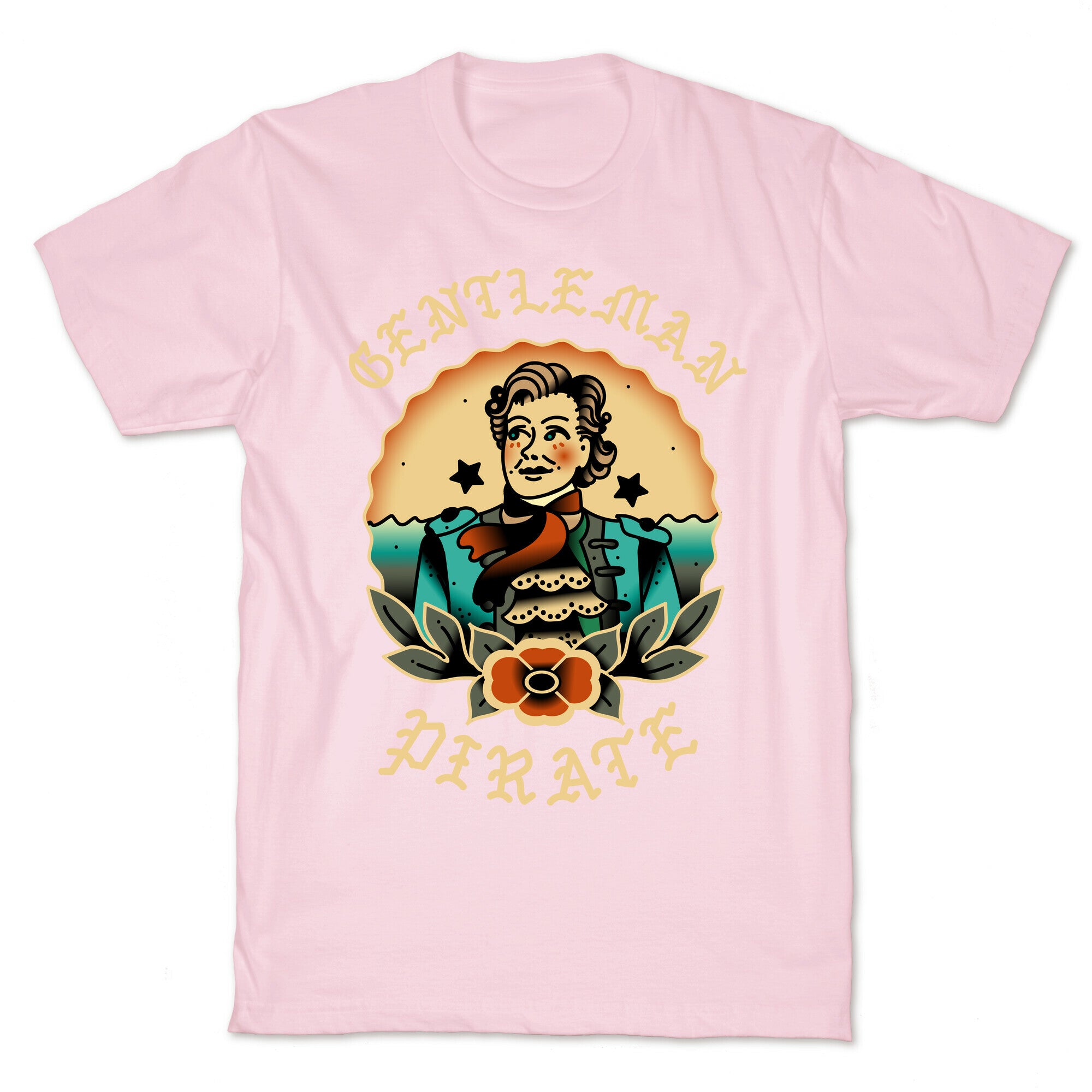 Gentleman Pirate Sailor Jerry Tattoo T-Shirt
