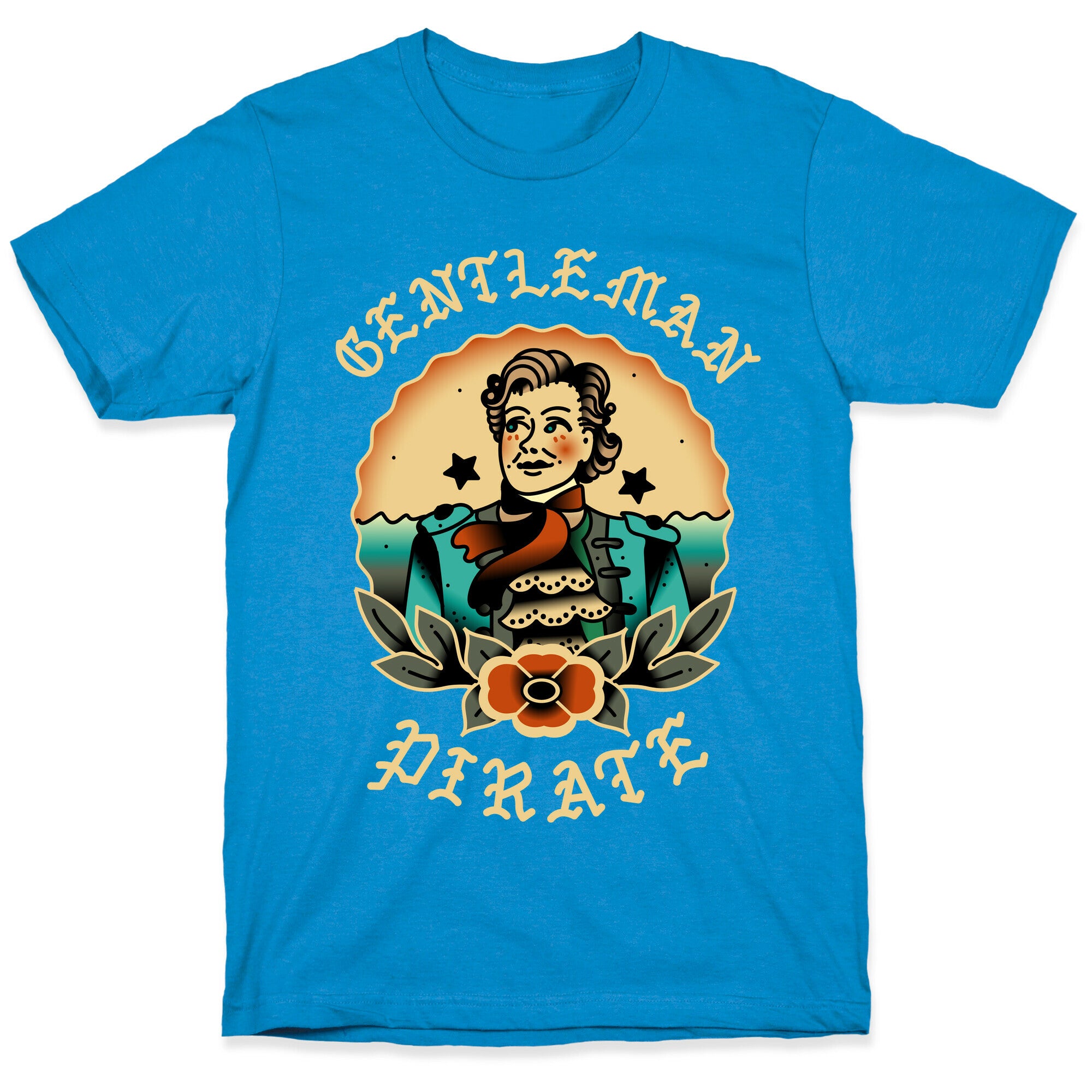 Gentleman Pirate Sailor Jerry Tattoo T-Shirt