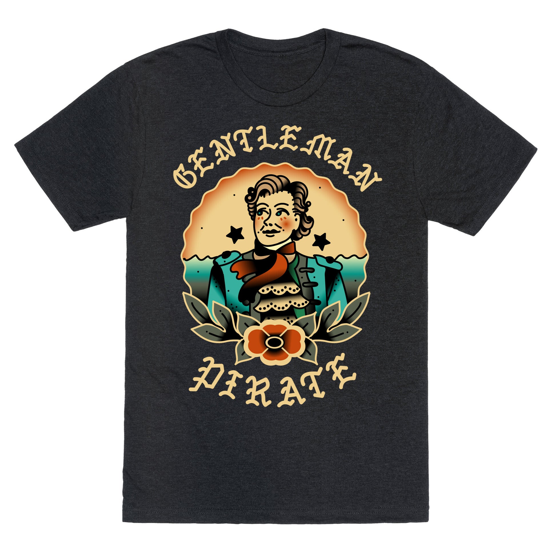 Gentleman Pirate Sailor Jerry Tattoo Unisex Triblend Tee