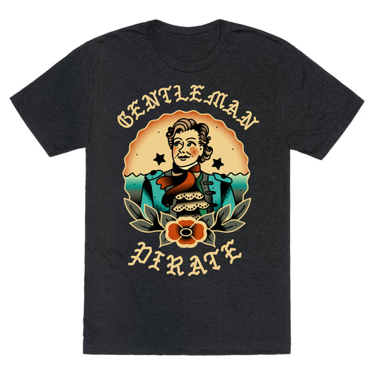 Gentleman Pirate Sailor Jerry Tattoo Unisex Triblend Tee