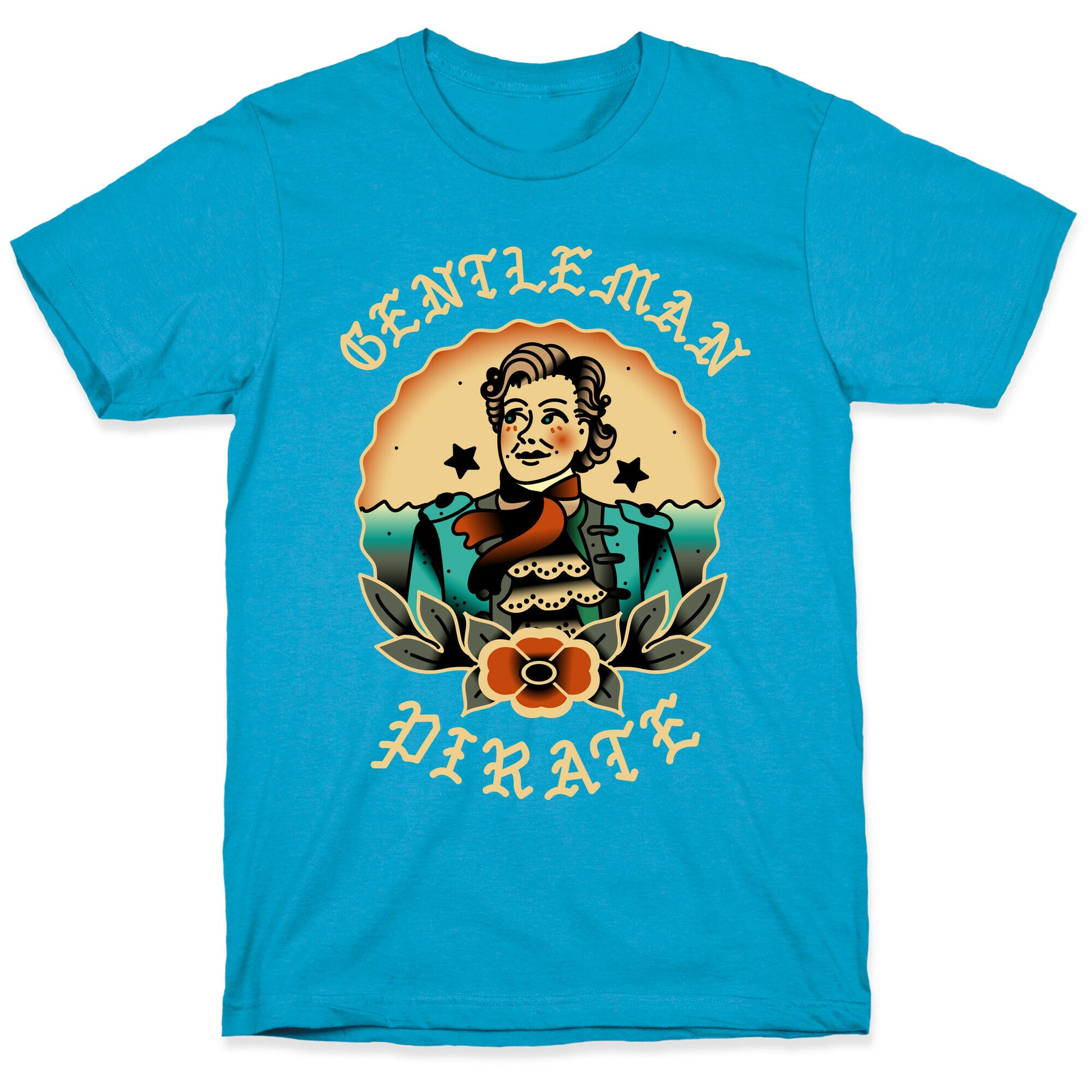 Gentleman Pirate Sailor Jerry Tattoo Unisex Triblend Tee