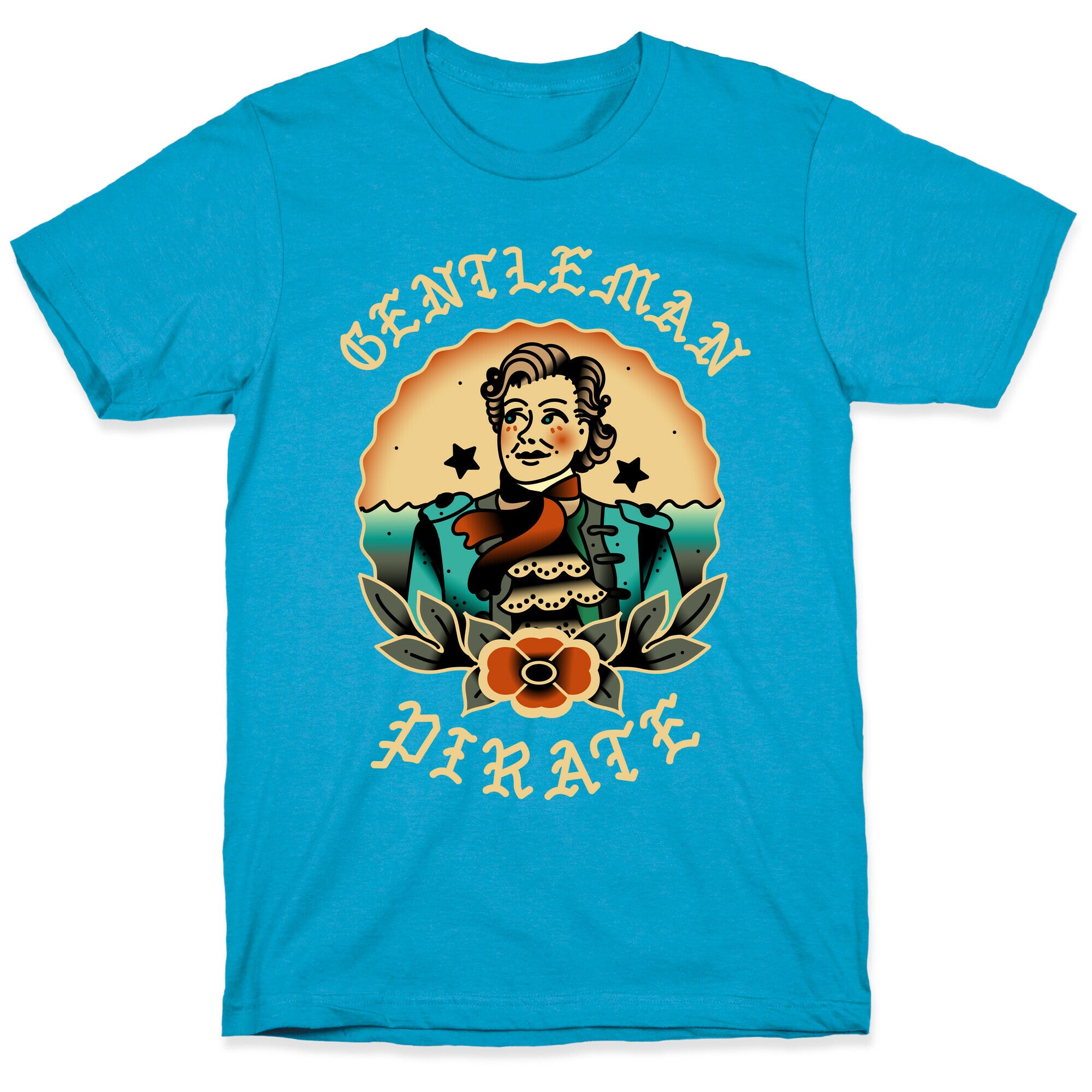 Gentleman Pirate Sailor Jerry Tattoo Unisex Triblend Tee