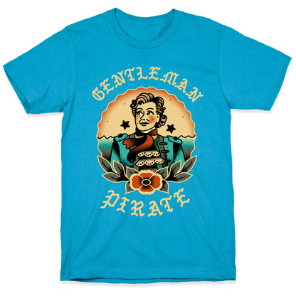 Gentleman Pirate Sailor Jerry Tattoo Unisex Triblend Tee