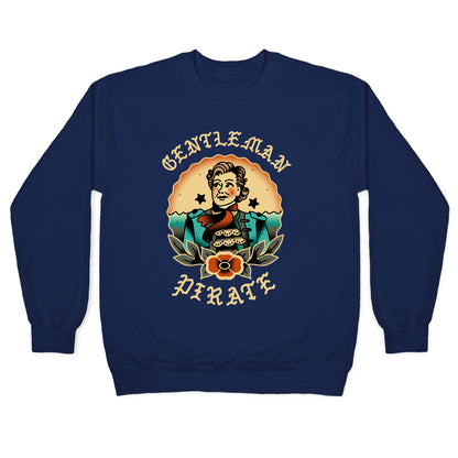 Gentleman Pirate Sailor Jerry Tattoo Crewneck Sweatshirt
