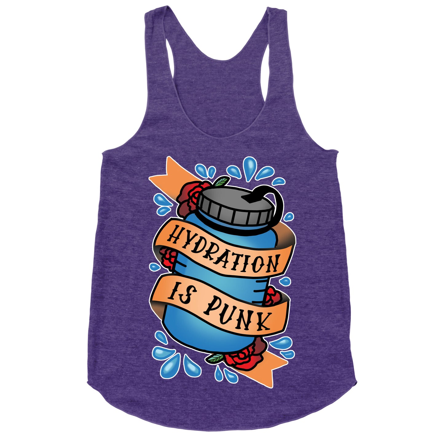 Hydration Is Punk Racerback Tank