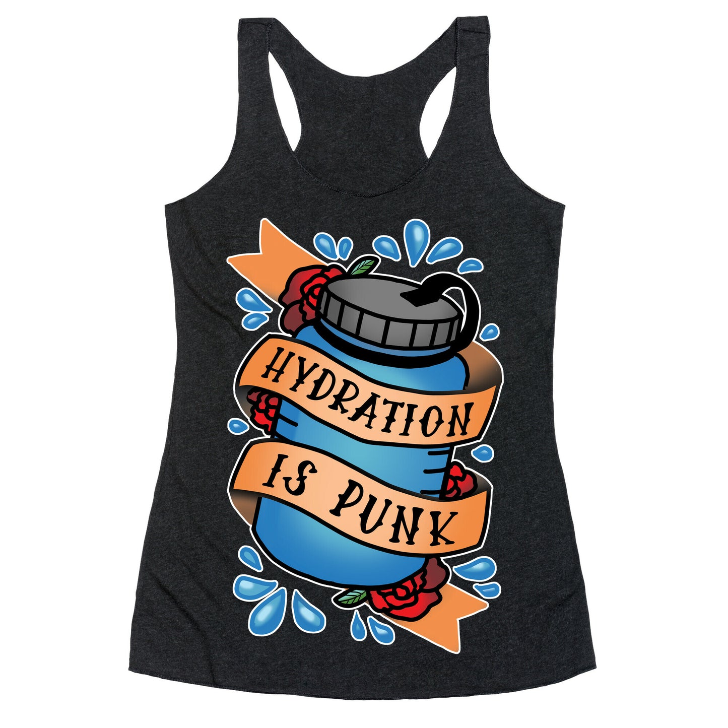 Hydration Is Punk Racerback Tank