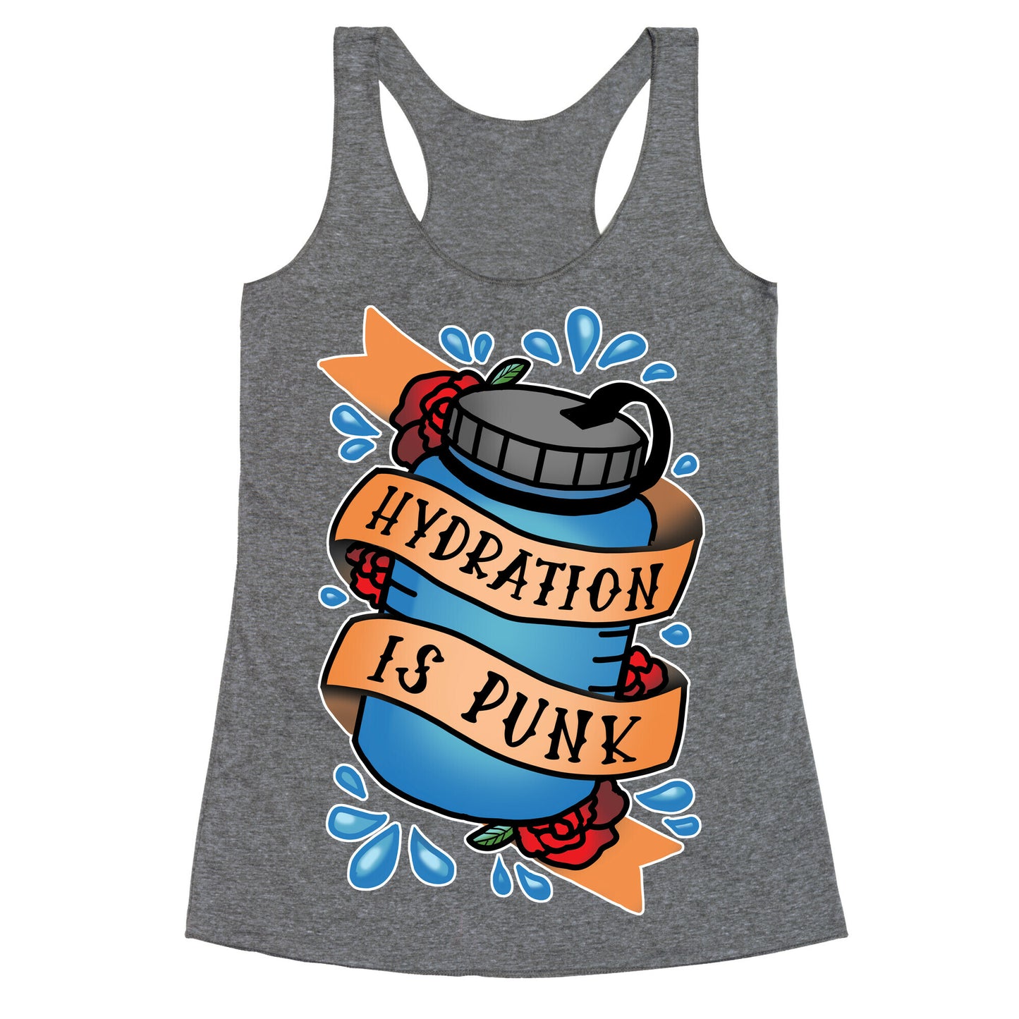 Hydration Is Punk Racerback Tank