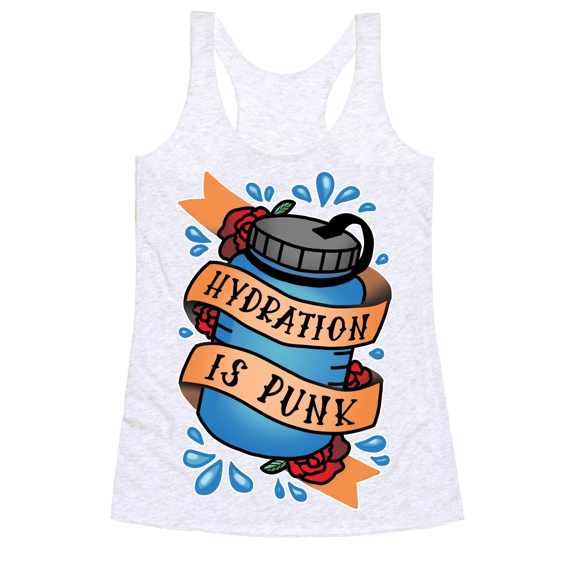 Hydration Is Punk Racerback Tank