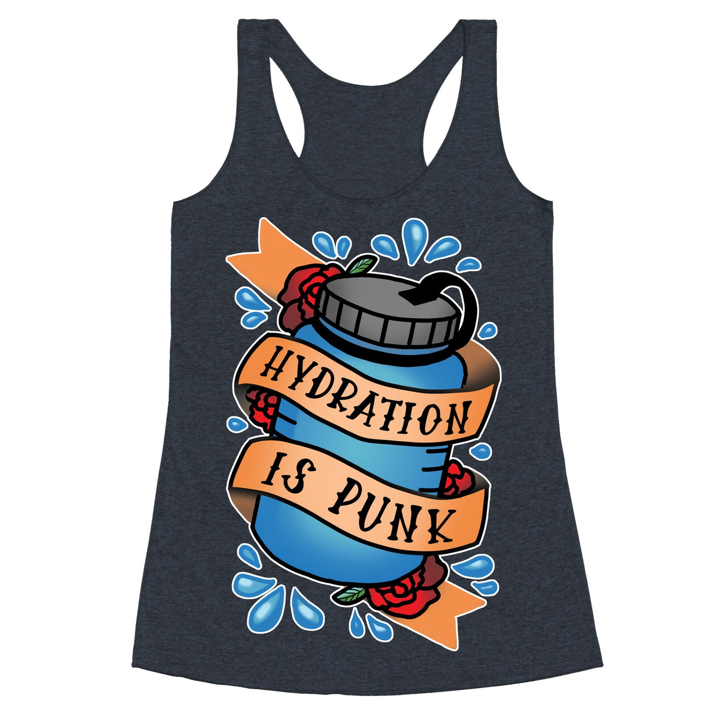 Hydration Is Punk Racerback Tank