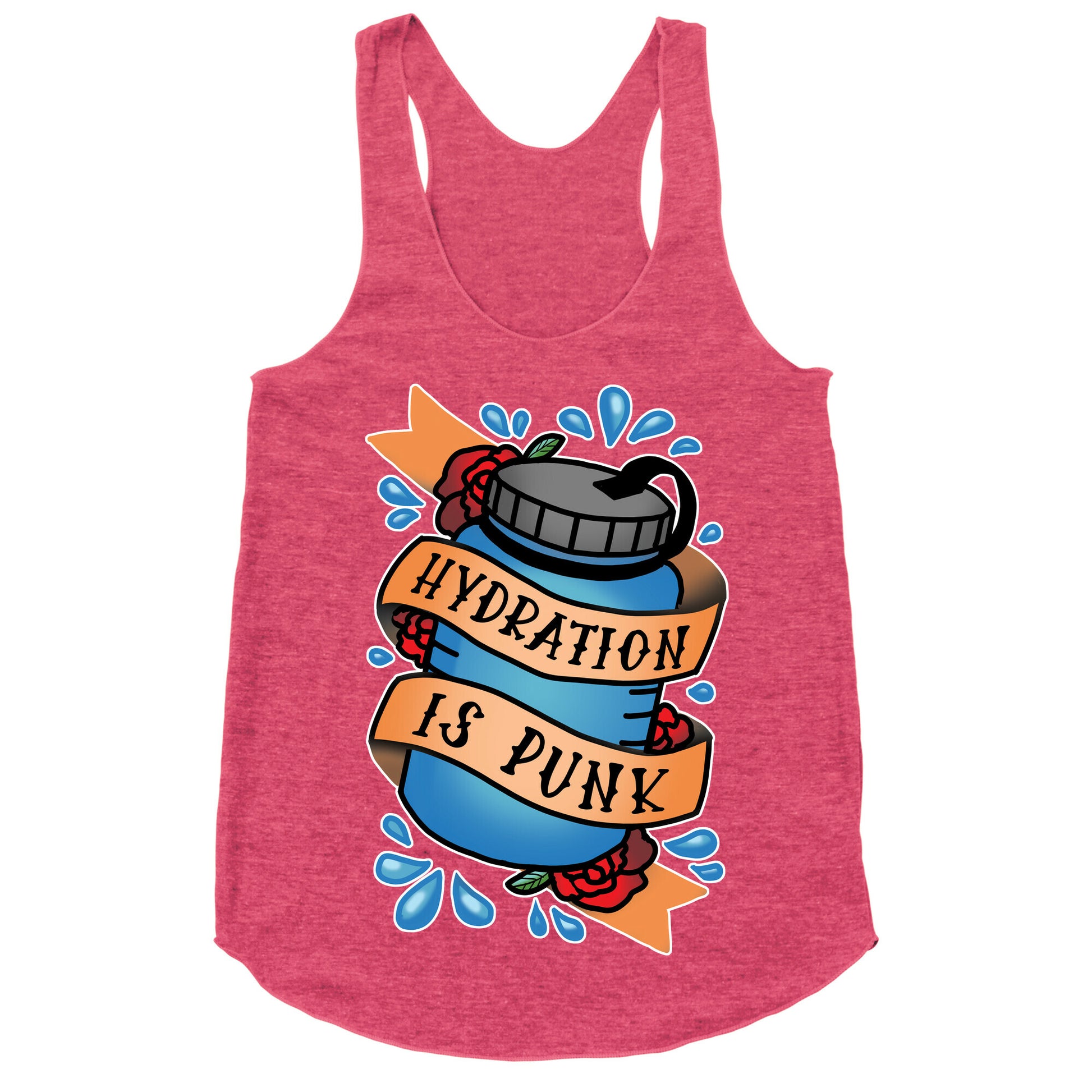 Hydration Is Punk Racerback Tank