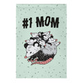 #1 Mom Opossum Garden Flag