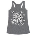 Googly Eye Pattern Racerback Tank