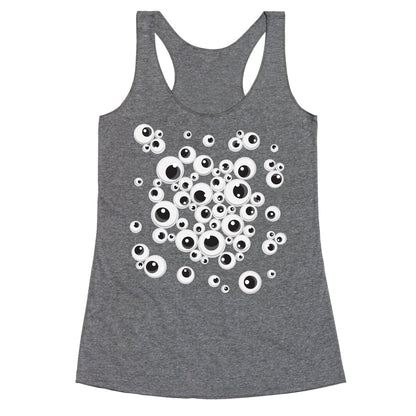 Googly Eye Pattern Racerback Tank