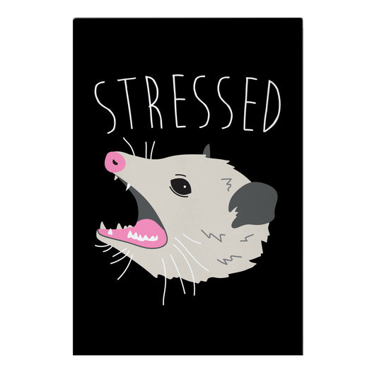 Stressed Opossum Garden Flag