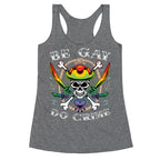 Be Gay Do Crime Pirates Racerback Tank
