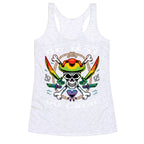 Be Gay Do Crime Pirates Racerback Tank