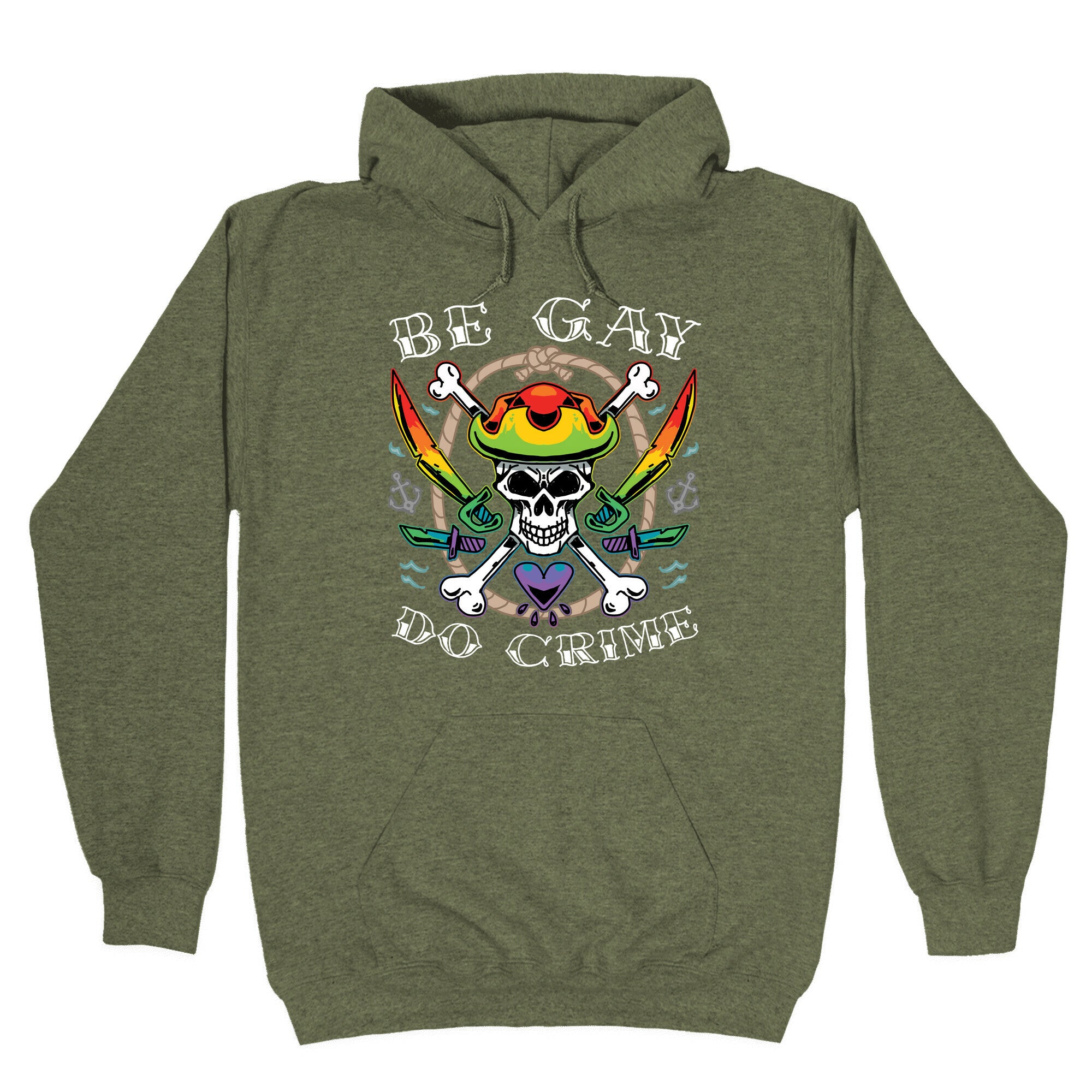 Be Gay Do Crime Pirates Hoodie