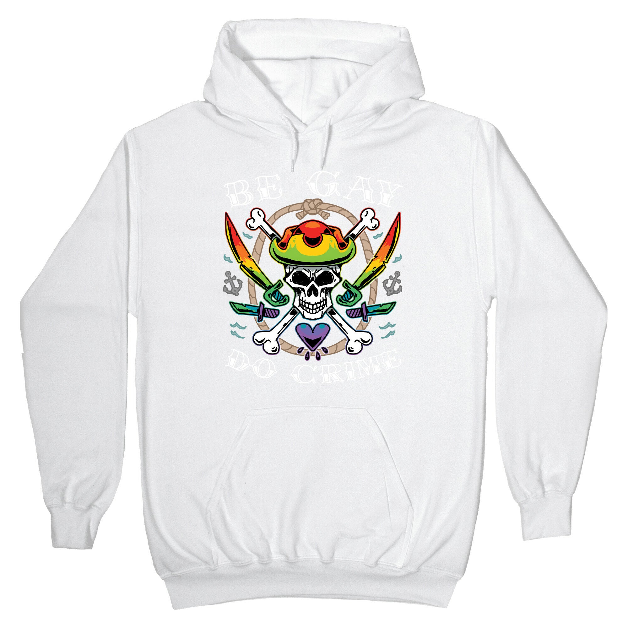 Be Gay Do Crime Pirates Hoodie