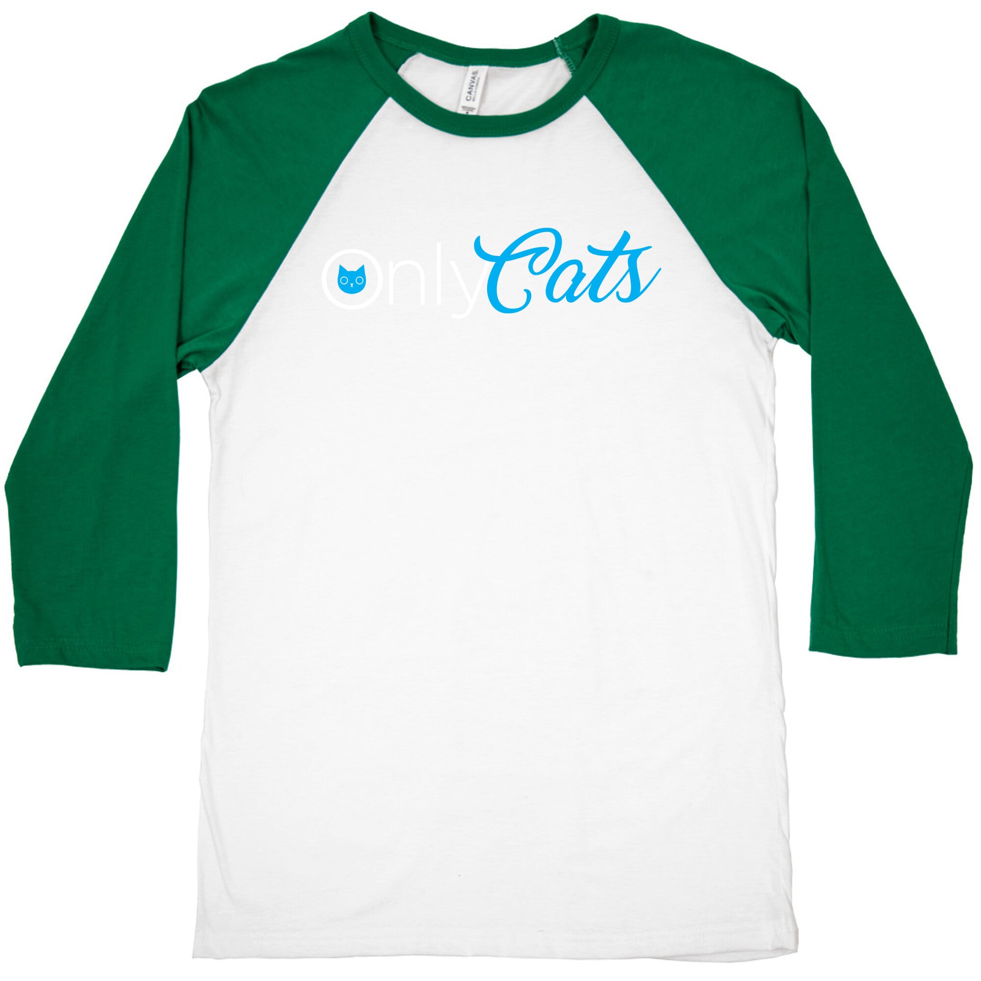 OnlyCats Parody Baseball Tee