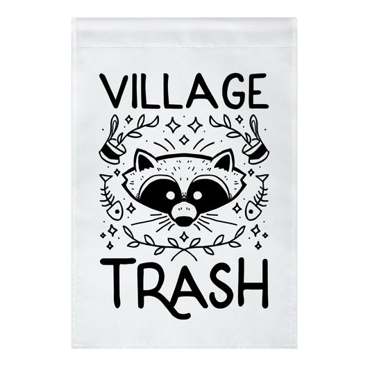 Village Trash Garden Flag