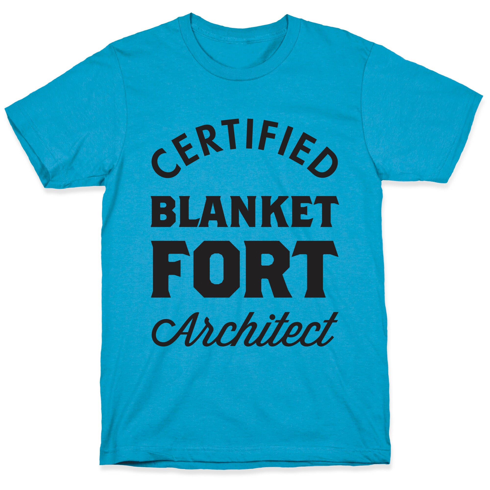 Certified Blanket Fort Architect Unisex Triblend Tee