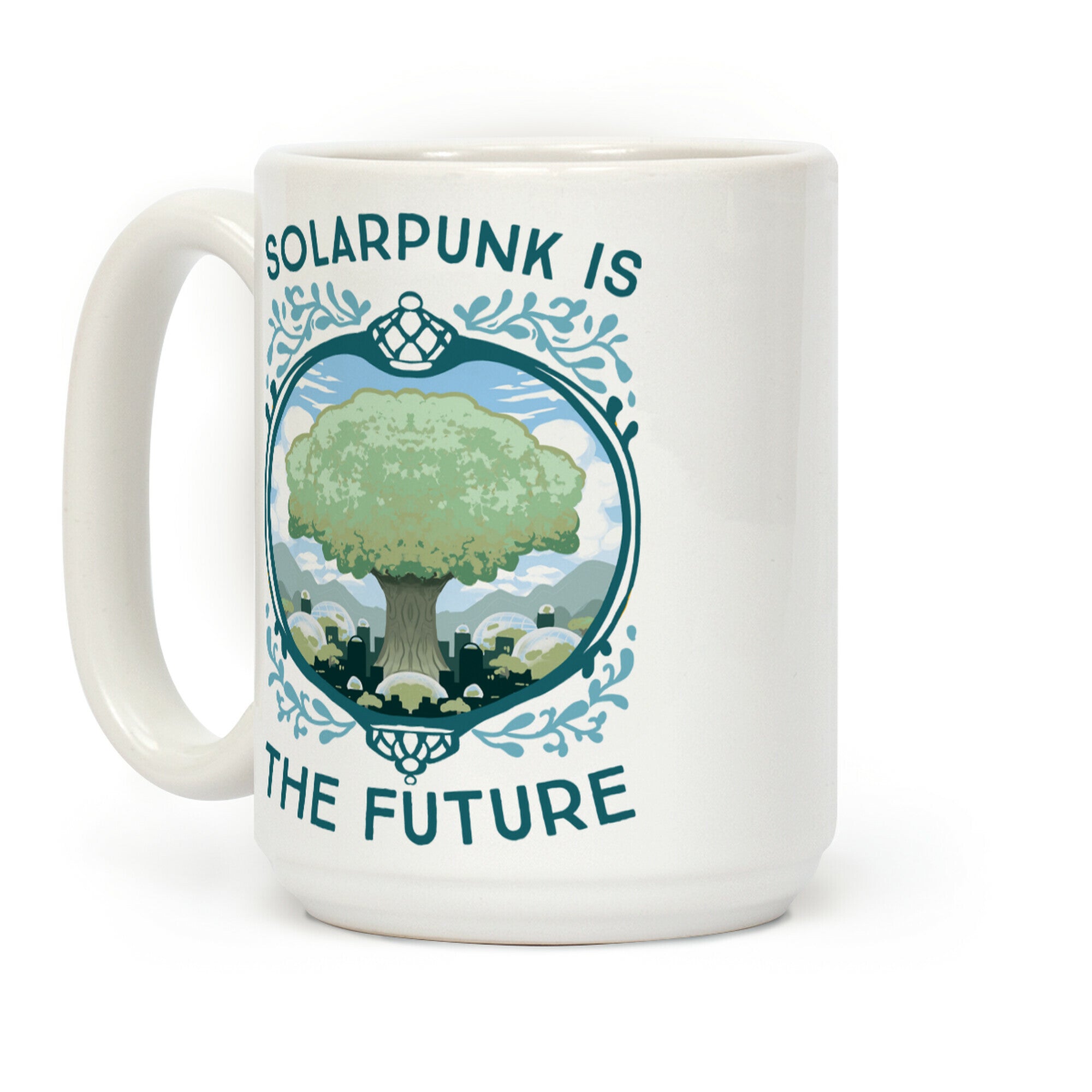 Solarpunk Is The Future Coffee Mug