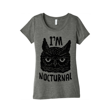 I'm Nocturnal Women's Triblend Tee