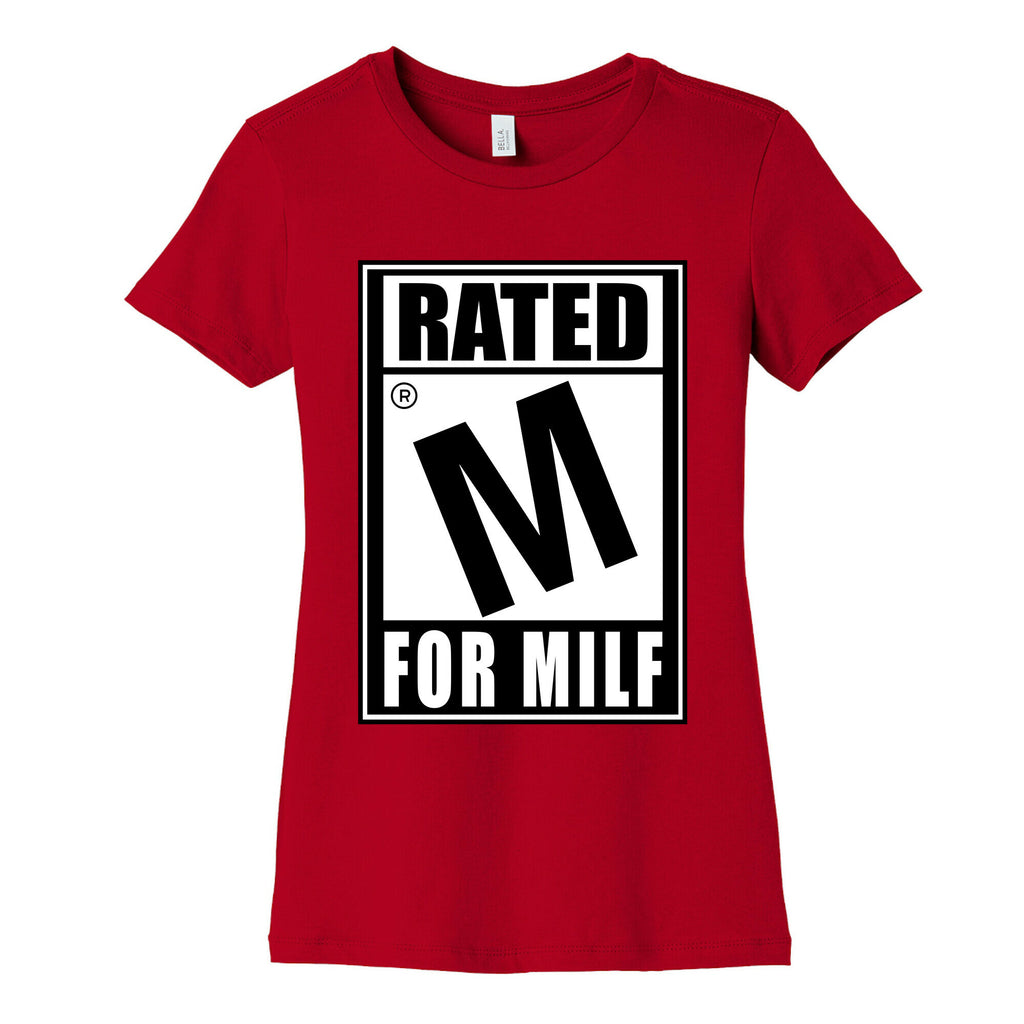 Rated M For Milf Parody Women's Cotton Tee