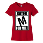 Rated M For Milf Parody Women's Cotton Tee
