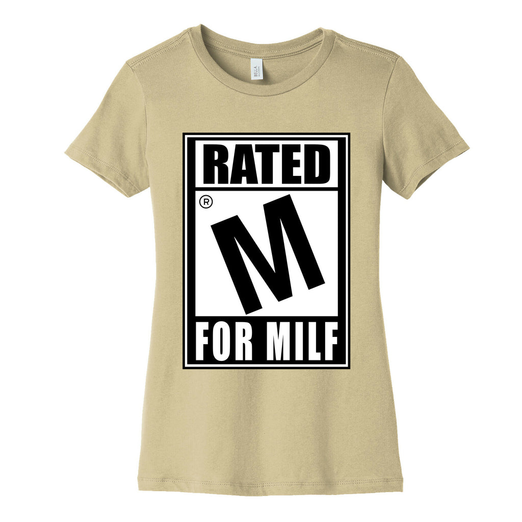 Rated M For Milf Parody Women's Cotton Tee