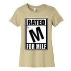 Rated M For Milf Parody Women's Cotton Tee