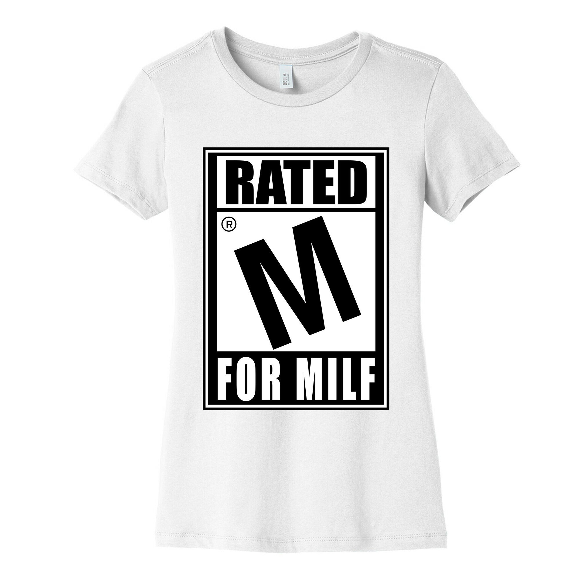 Rated M For Milf Parody Women's Cotton Tee