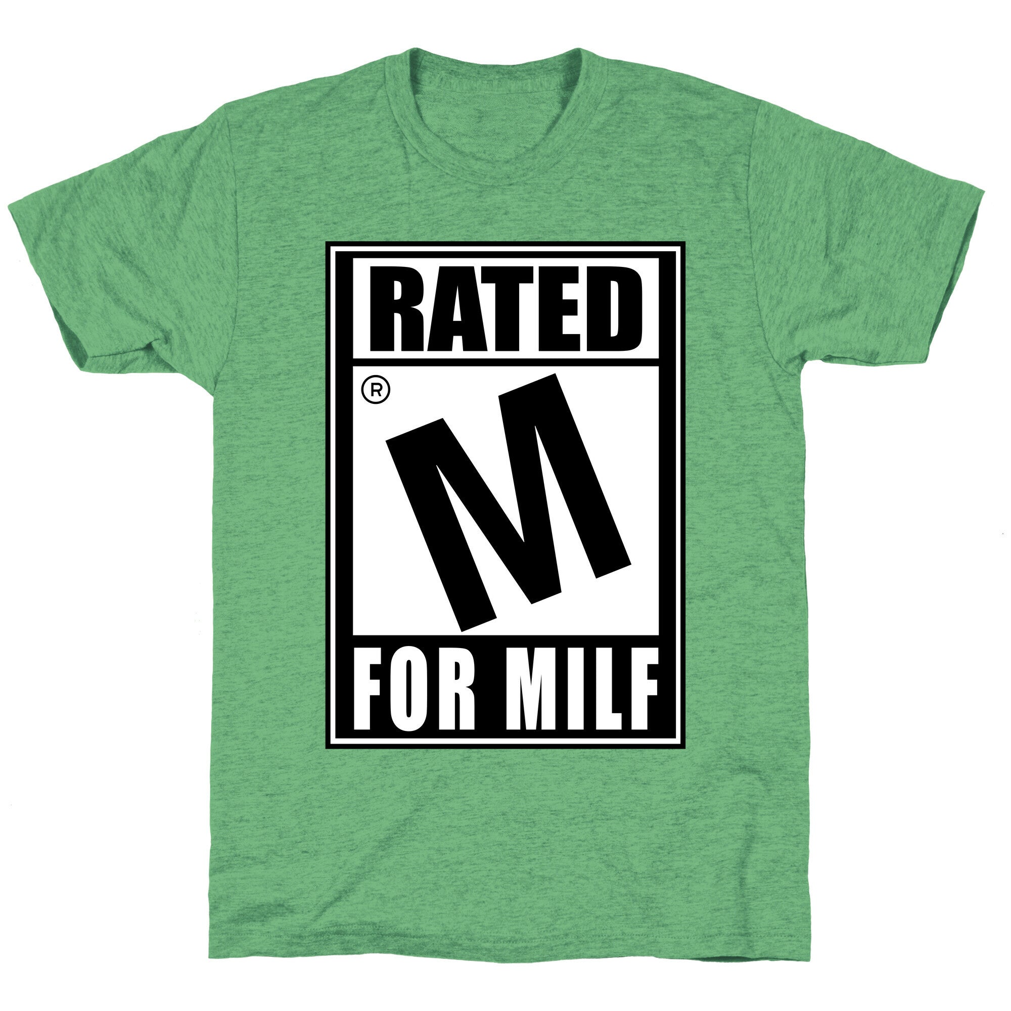Rated M For Milf Parody Unisex Triblend Tee