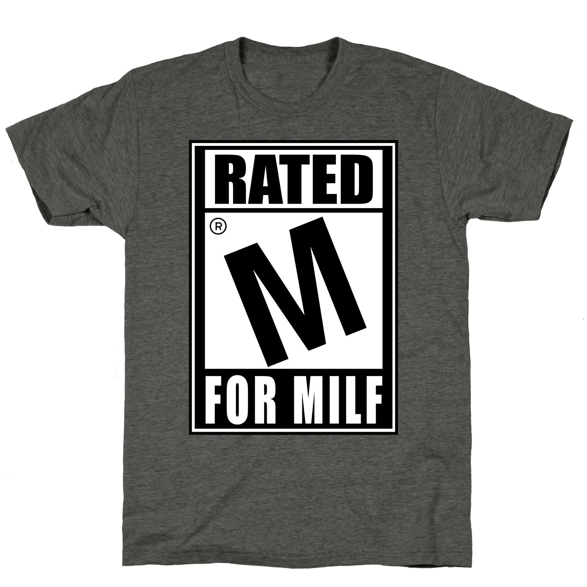 Rated M For Milf Parody Unisex Triblend Tee