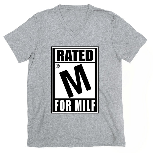 Rated M For Milf Parody V-Neck