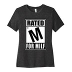 Rated M For Milf Parody Women's Cotton Tee
