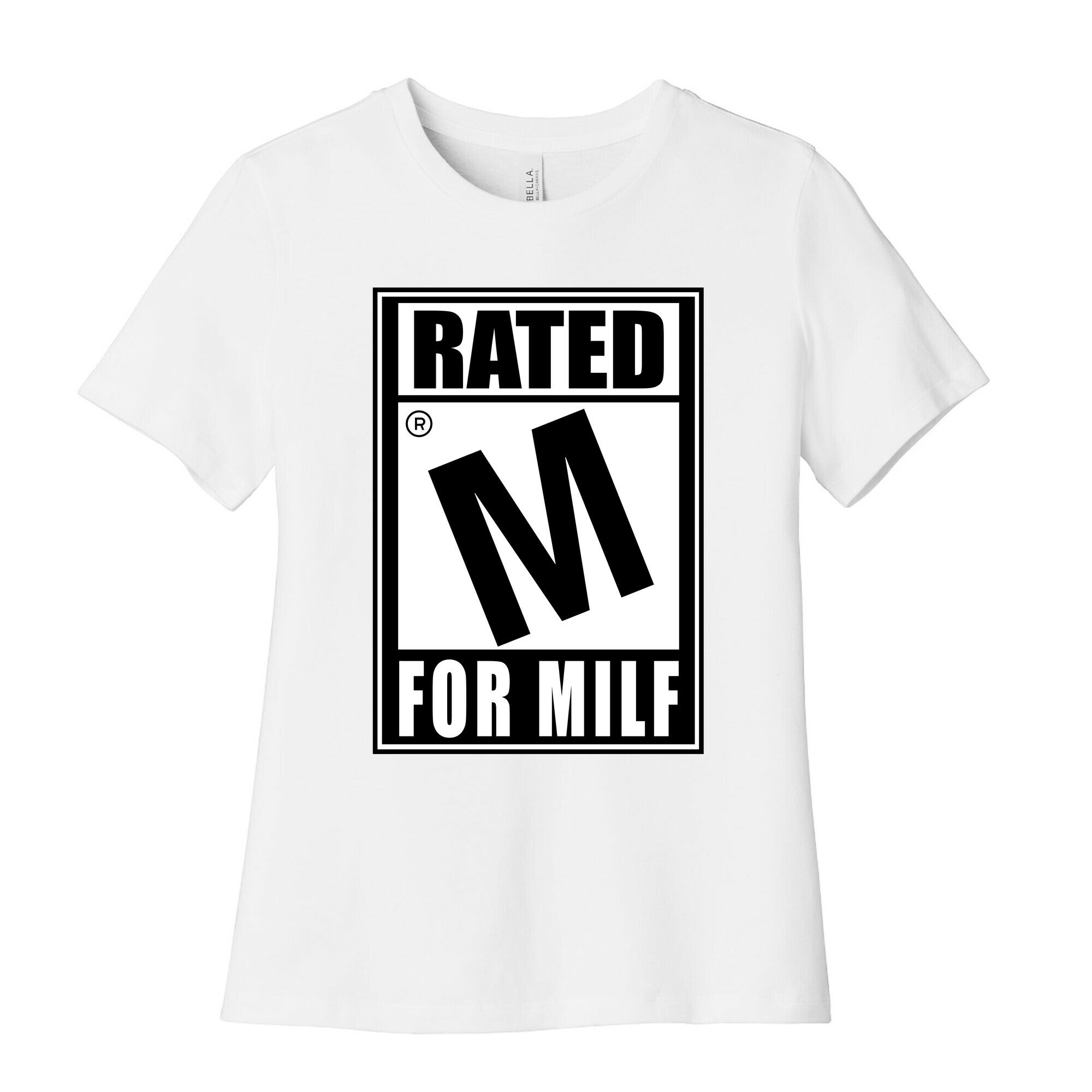 Rated M For Milf Parody Women's Cotton Tee